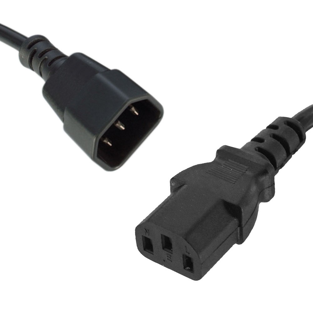 Buy 8ware 8ware Power Cable Extension 1m Iec C14 To Iec C13 Male